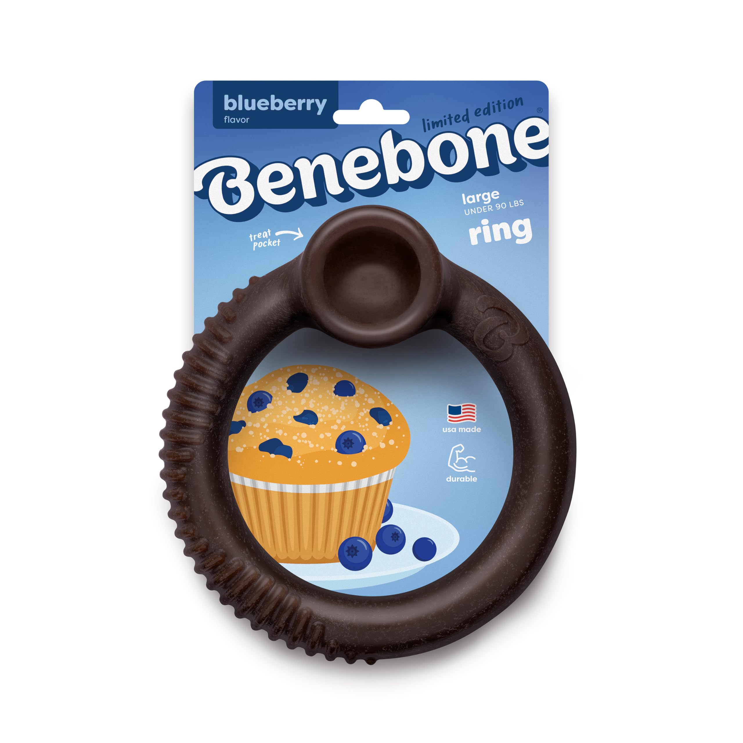 Benebone Fishbone Dog Chew - For Aggressive Chewers -32 Benebone Fishbone Dog Chew - For Aggressive Chewers -32