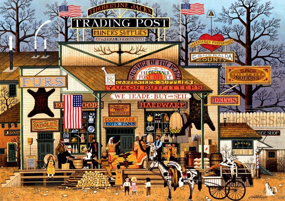 Rompecabezas de 500 piezas para adultos y niños, rompecabezas de descompresión intelectual de Charles Wysocki Timberline Jack