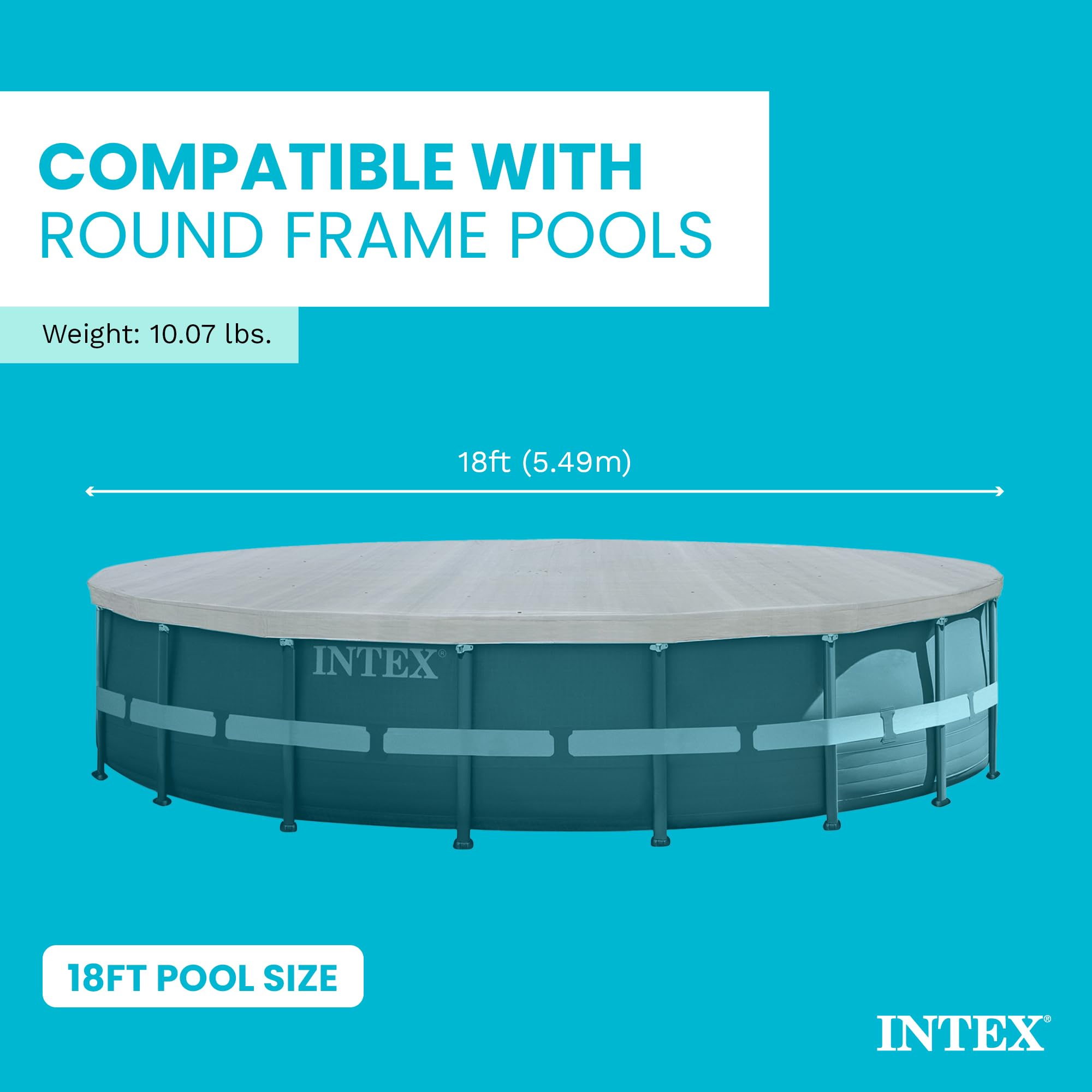 Intex bâche Protection pour Piscine Ronde 5m49