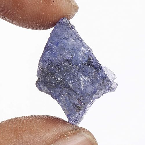 Miniatura 4 de GEMHUB Zafiro azul crudo 31.50 Ct Natural Healing Crystal Piedra preciosa suelta, Gema, azul