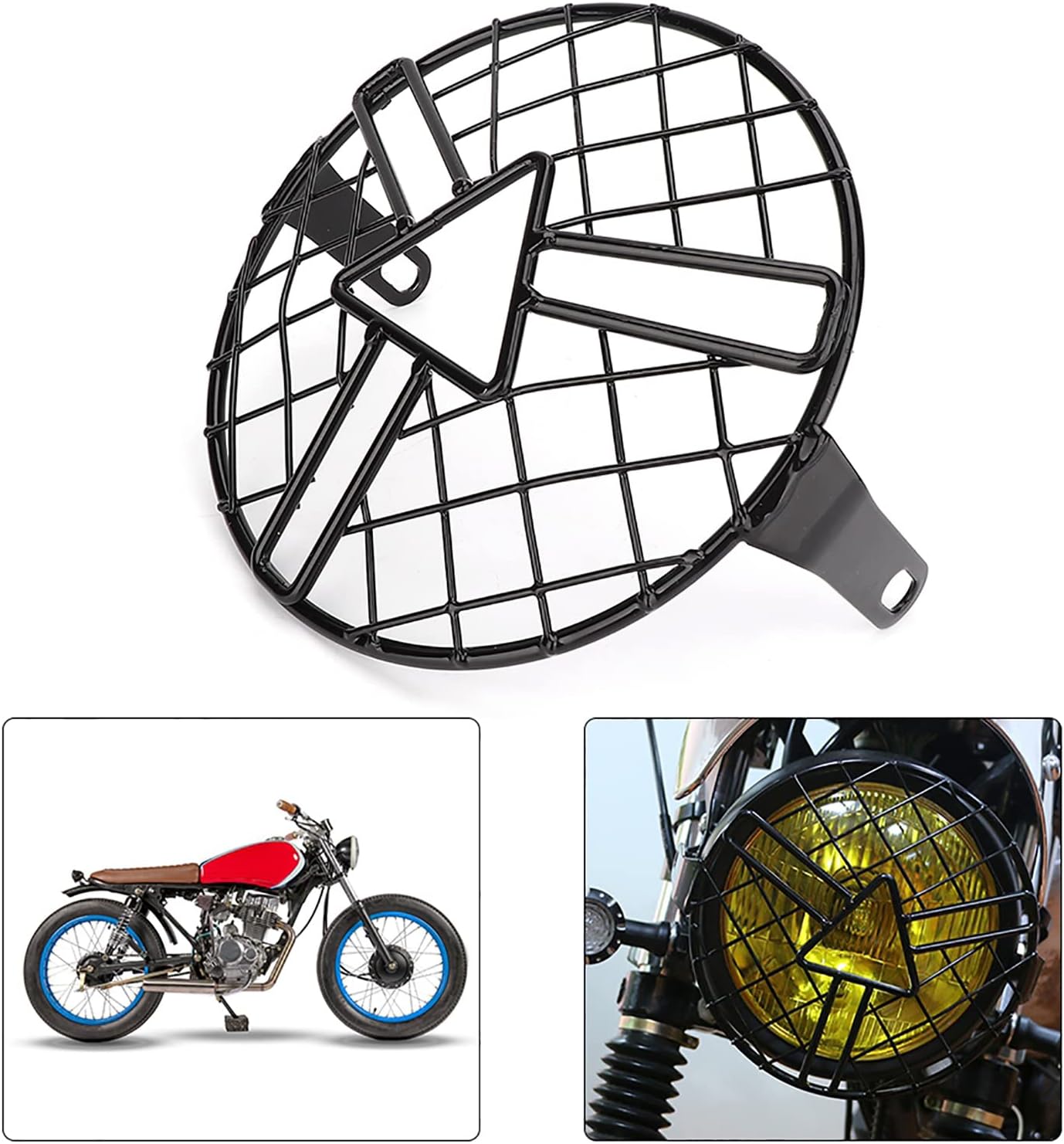 Aluminum Motorcycle Headlight Guard Grille Protector for CG125 GN125 Aluminum Motorcycle Headlight Guard Grille Protector for CG125 GN125