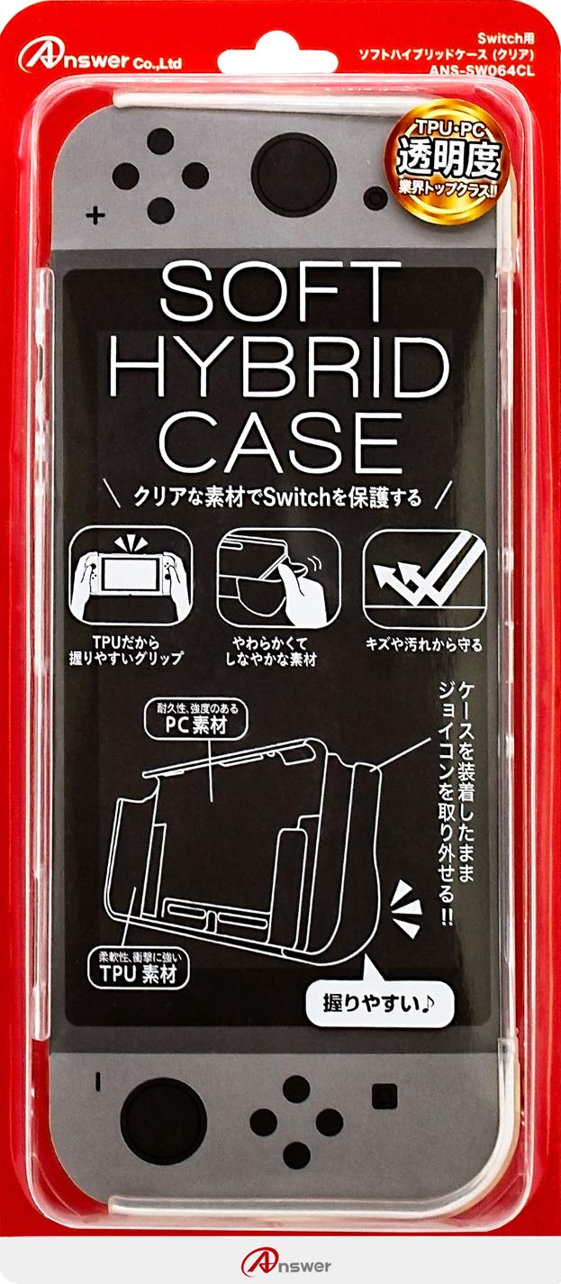 (未使用･未開封品)　Switch用 ソフト ハイブリッドケース (クリア) bt0tq1u 未使用・未開封品) Switch用 ソフト ハイブリッドケース (クリア