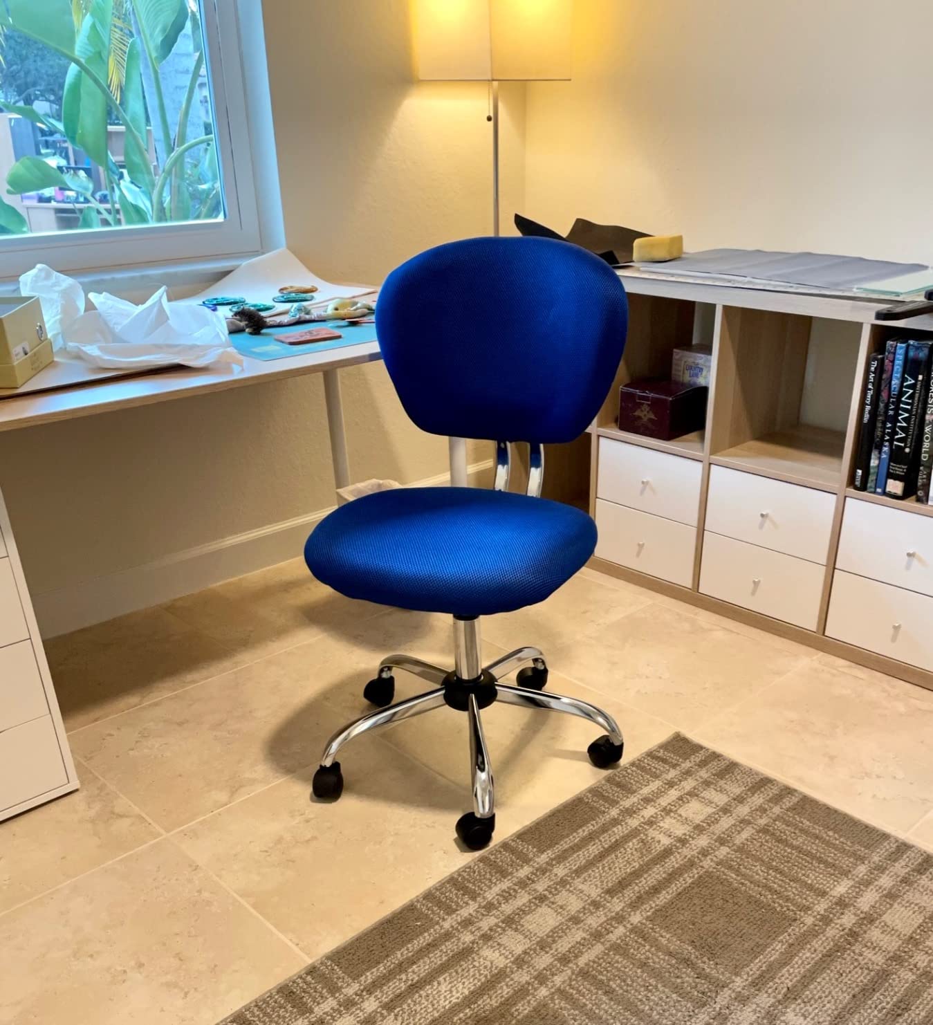 20/mo Finance Flash Furniture Beverly MidBack Coffee Brown Mesh