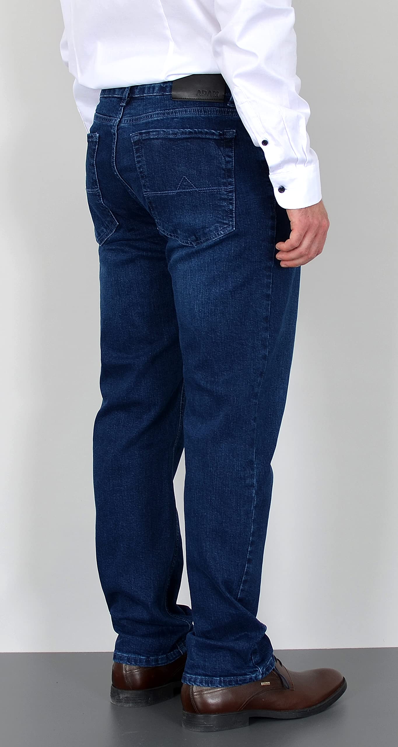ADAM Jean Homme Regular Jean Elastique Homme Jeans Homme Pantalon Homme Jeans Jean Droit Homme Jean Straight Fit Homme Jeans Straight Homme F100
