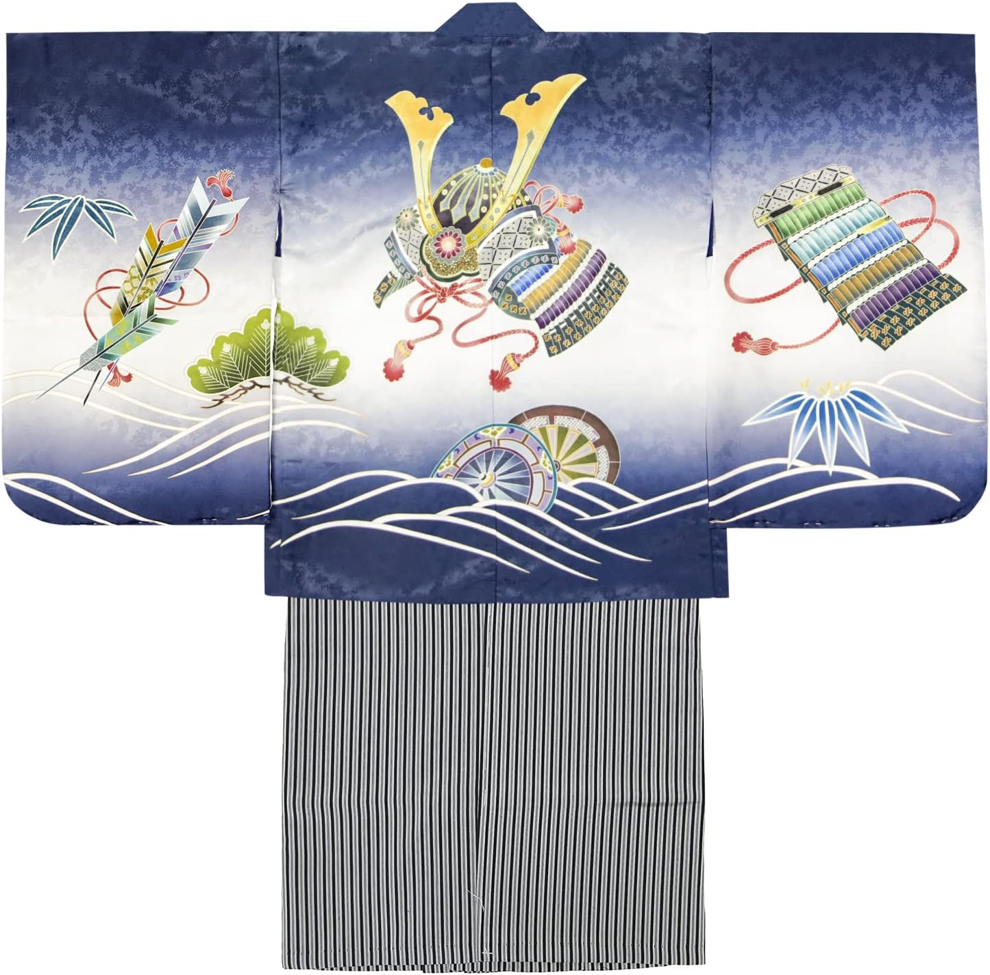 キョウエツ 七五三 5歳 男の子 着物 フルセット 羽織 袴　12点 KYOETSU] [キョウエツ] 七五三 5歳 男の子 着物 セット 羽織 袴