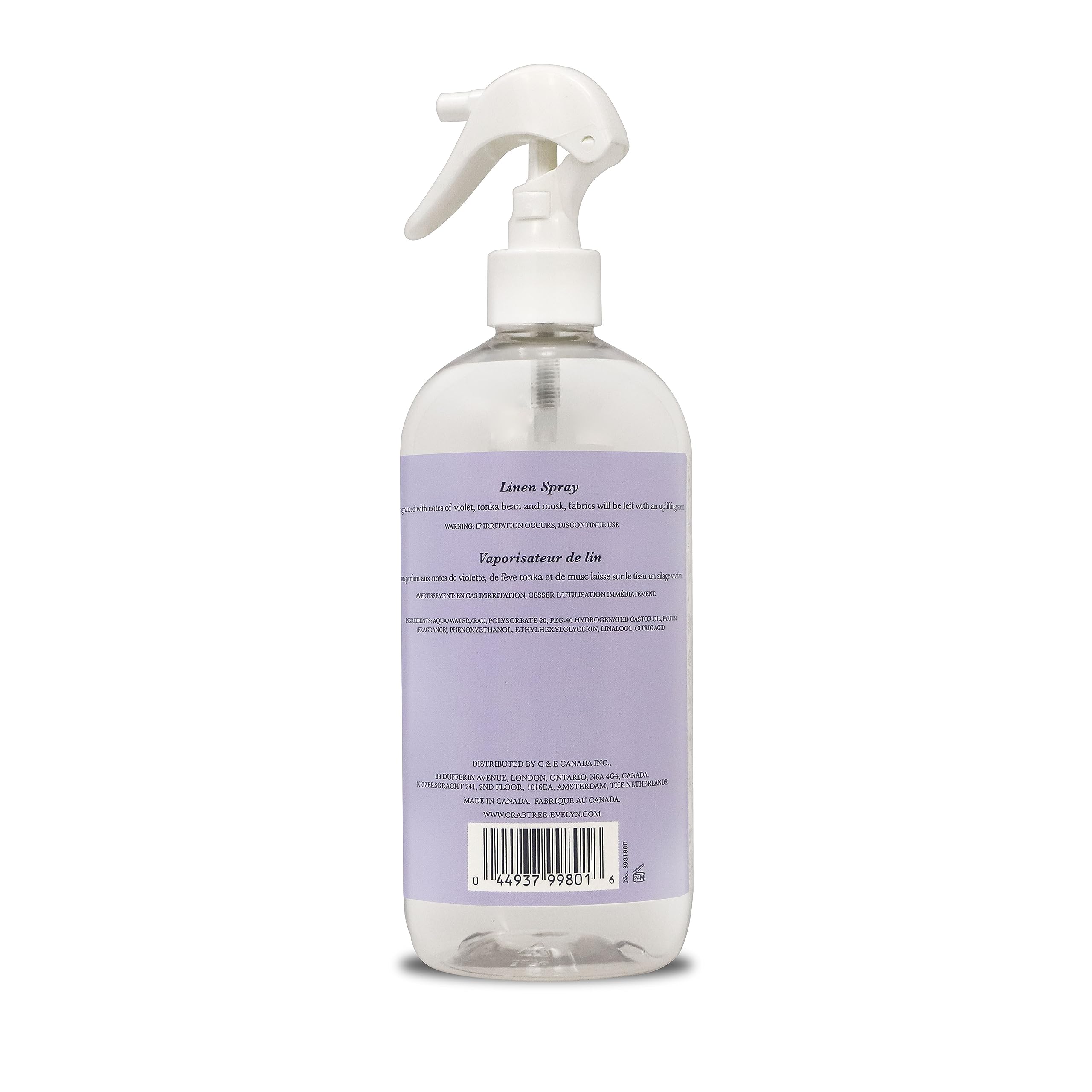 Amazon.com: Crabtree & Evelyn Lavender Linen Spray 500 ml