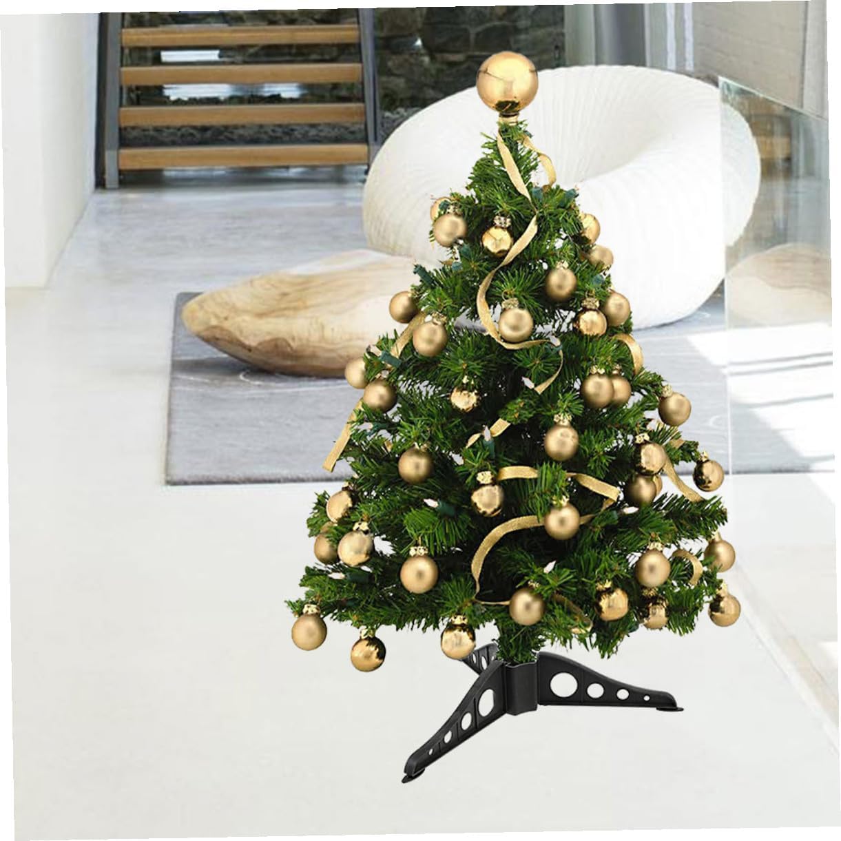 10pcs Black Plastic Christmas Tree Stand Brackets for Artificial Trees with Smooth Surface Easy Assembly and Compact Storage