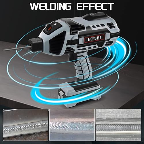 Miniatura 6 de Máquina de soldadura portátil de mano de 110 V, pistola soldadora ARC de 120 A con inversor IGBT, corriente ajustable de 6 niveles, se adapta a