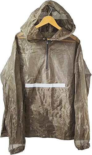 Miniatura 13 de Aventik Chaqueta de mosquito, pantalones de mosquito, traje de mosquito, malla que no se transparenta, súper ligera, mantiene la seguridad fresca