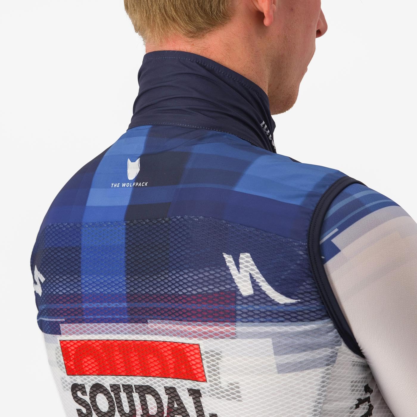CASTELLI 4233088-055 PRO LIGHT WIND VEST Uomo Gilet sportivo DARK BLUE/WHITE M