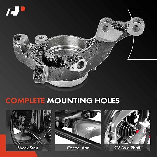 Miniatura 6 de A-Premium 2 nudillos de dirección de suspensión delantera compatibles con Kia Forte 2014 2015 2016 2017 2018, lado del conductor y del pasajero,