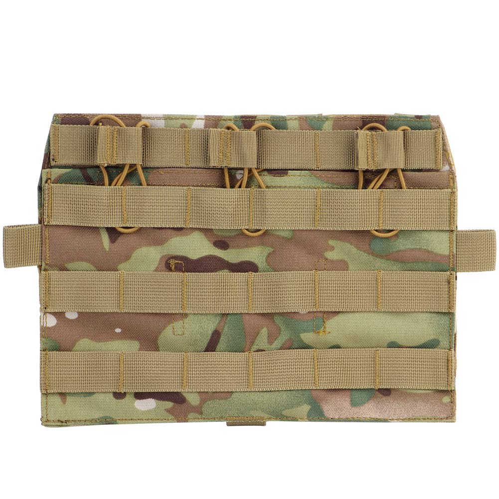 Airsoft taktyczna kamizelka taktyczna z potrójną torbą na ładowarkę, 5,56 M4, panel MOLLE do kamizelki AVS JPC Airsoft, akcesoria myśliwskie, Wielobarwna, rozmiar uniwersalny