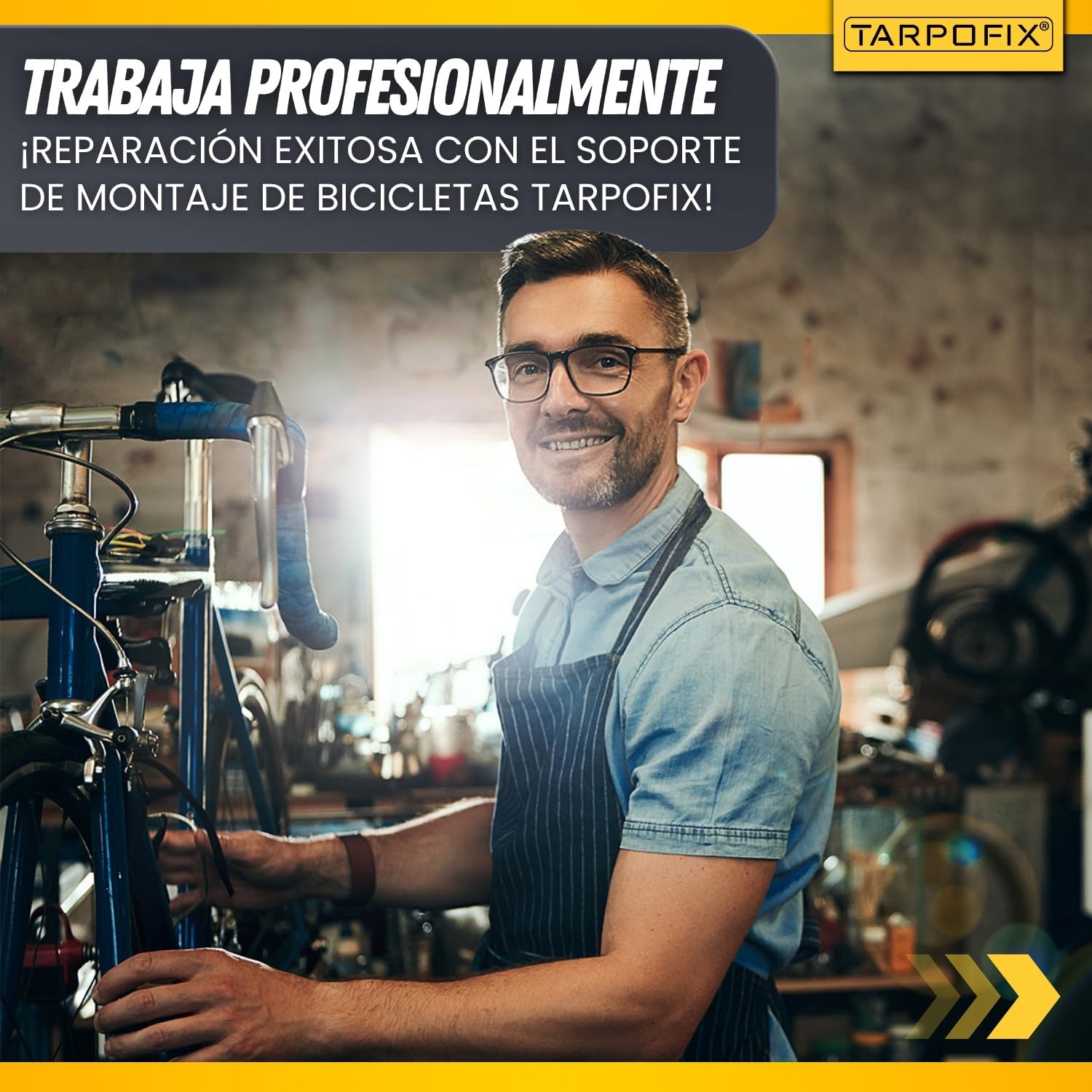 Tarpofix® Soporte Taller Bicicleta Profesional Hasta 50kg | Soporte Reparación Bicicleta | Soporte Para Bicicleta Y E-Bike | Soporte Bici Robusto Para Mantenimiento Y Reparación