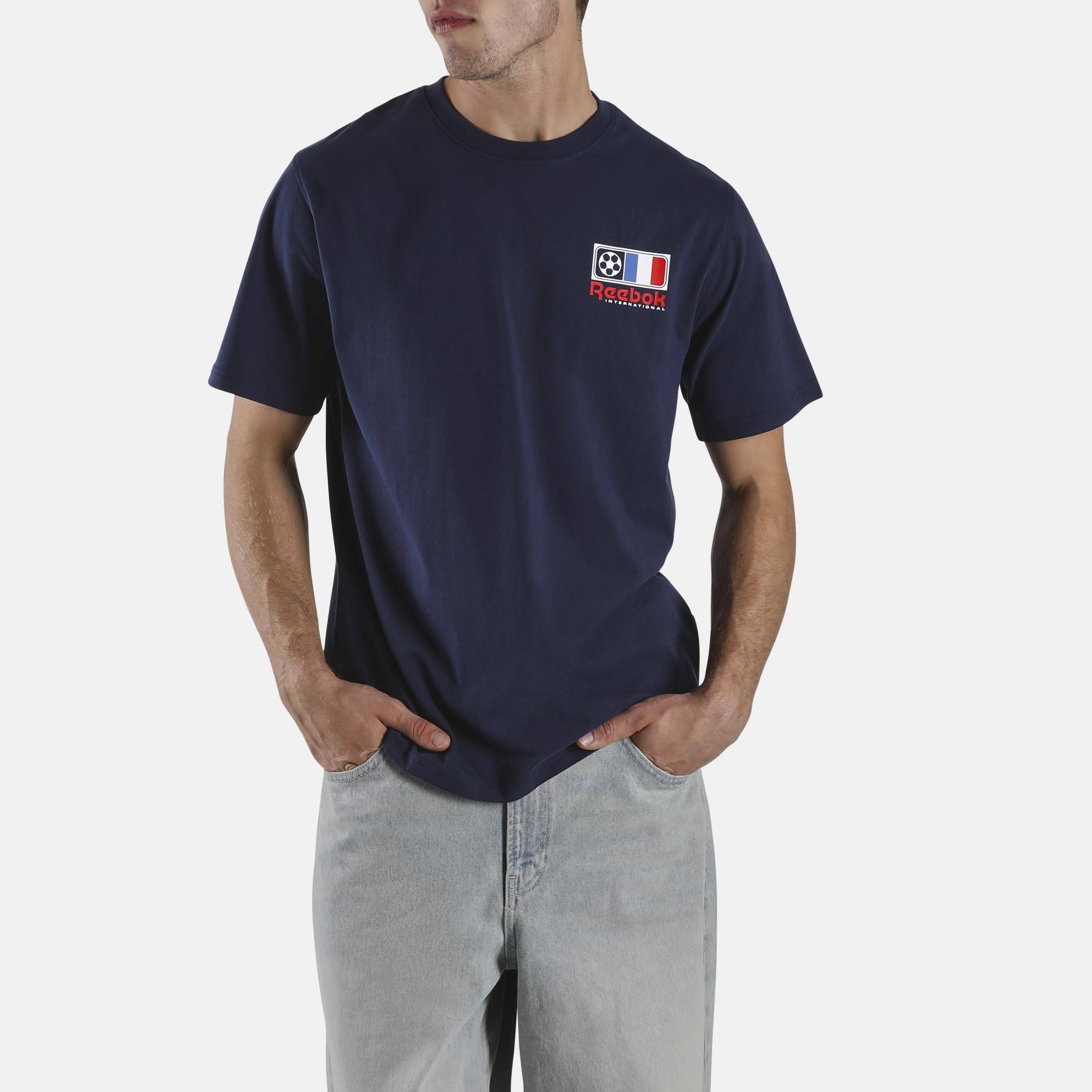 Reebok - France Football T-Shirt  Vector Navy  Extra Small
