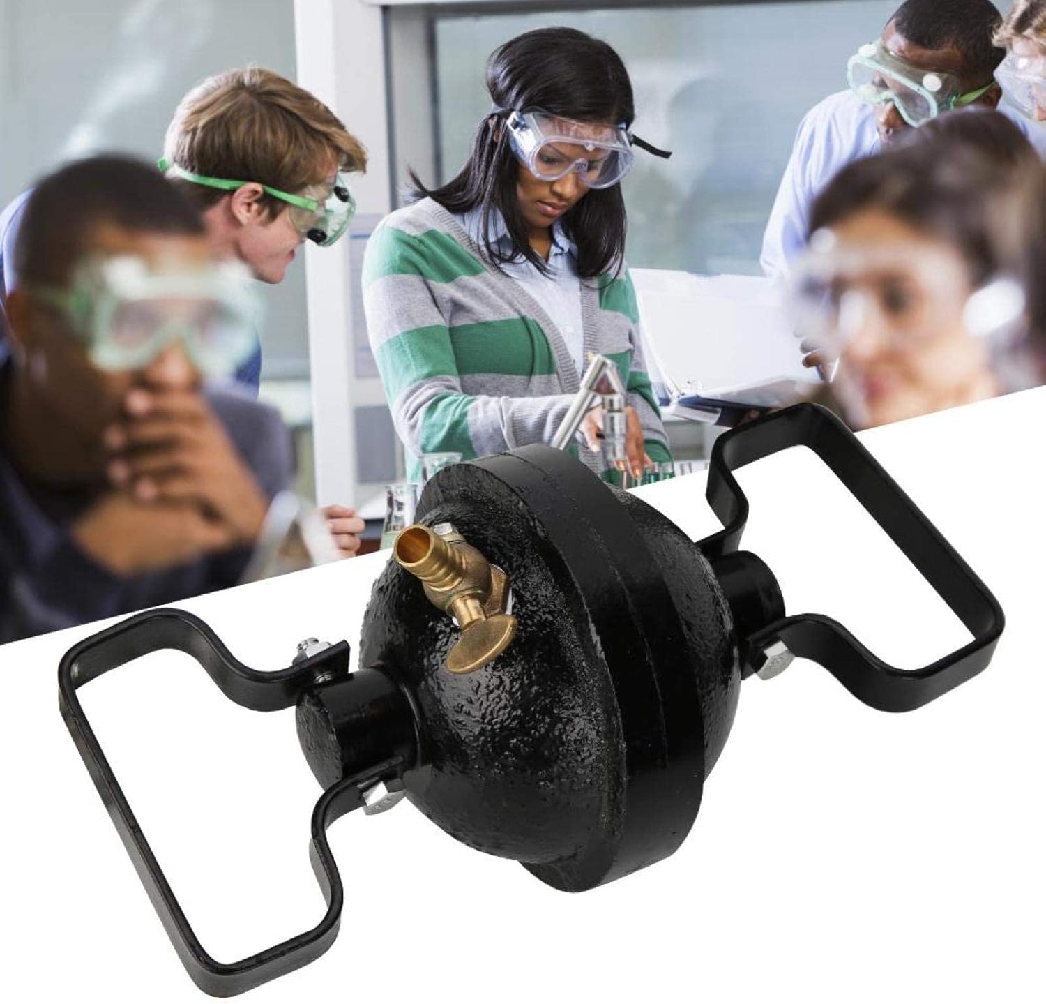 Physics Experiment Teaching Aids Hemisphere Experiment Equipment Magdeburg Hemispheres Experiment Instrument Cast Iron Physical Laboratory Teaching Apparatus