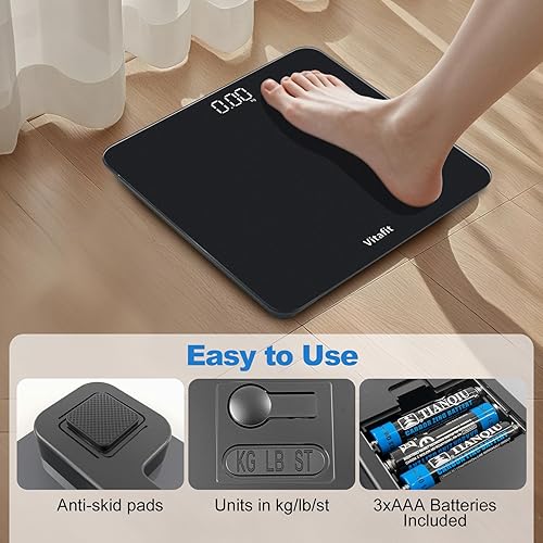 Miniatura 5 de Vitafit Smart Digital Bathroom Scale for Body Weight, High Precision Assured by Weight Scale Professional Factory Since 2001, BMI with App, 400lb in