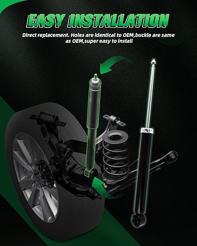 Miniatura 5 de SCITOO - Amortiguadores traseros para Audi para Audi 2015-2018 para Audi Q3,2015-2018 para Audi Q3 Quattro,2009-2017 para VW Tiguan,2018 para VW