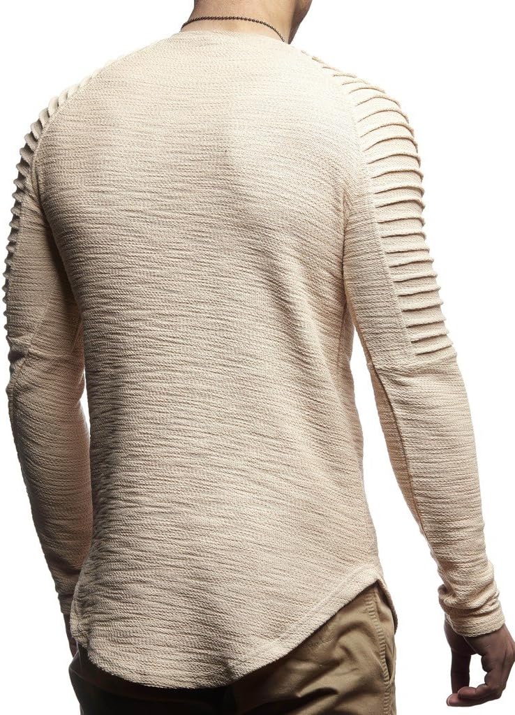 Leif Nelson LN8129 Men's Oversized Hoodie Sweatshirt