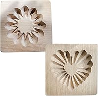 Vista 22 de Molde de galletas de madera, molde de horneado 3D, herramienta de horneado para manualidades y decoración con relieve, adecuado para Halloween