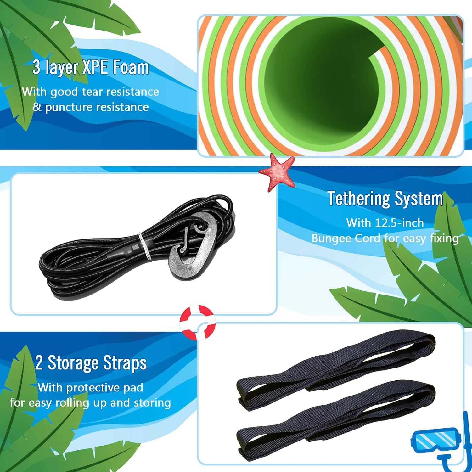 Big Floating Water Mat Lily Pad Floating Mat for Lakes