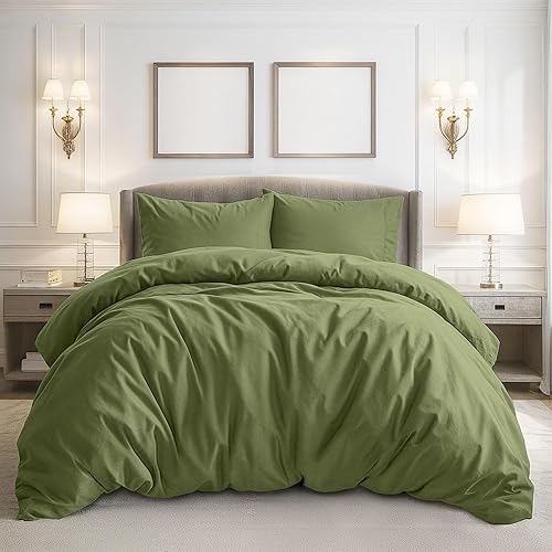 Pure Bedding Funda de edredón individual 2 piezas, aguamarina 1 protector de edredón con solapa de cremallera y 1 funda de almohada Hotel Luxury