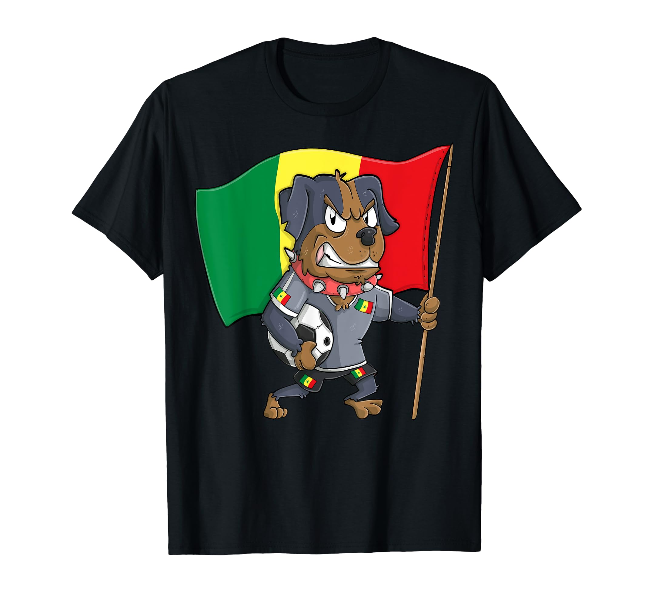 Senegal Fan Dog T-Shirt