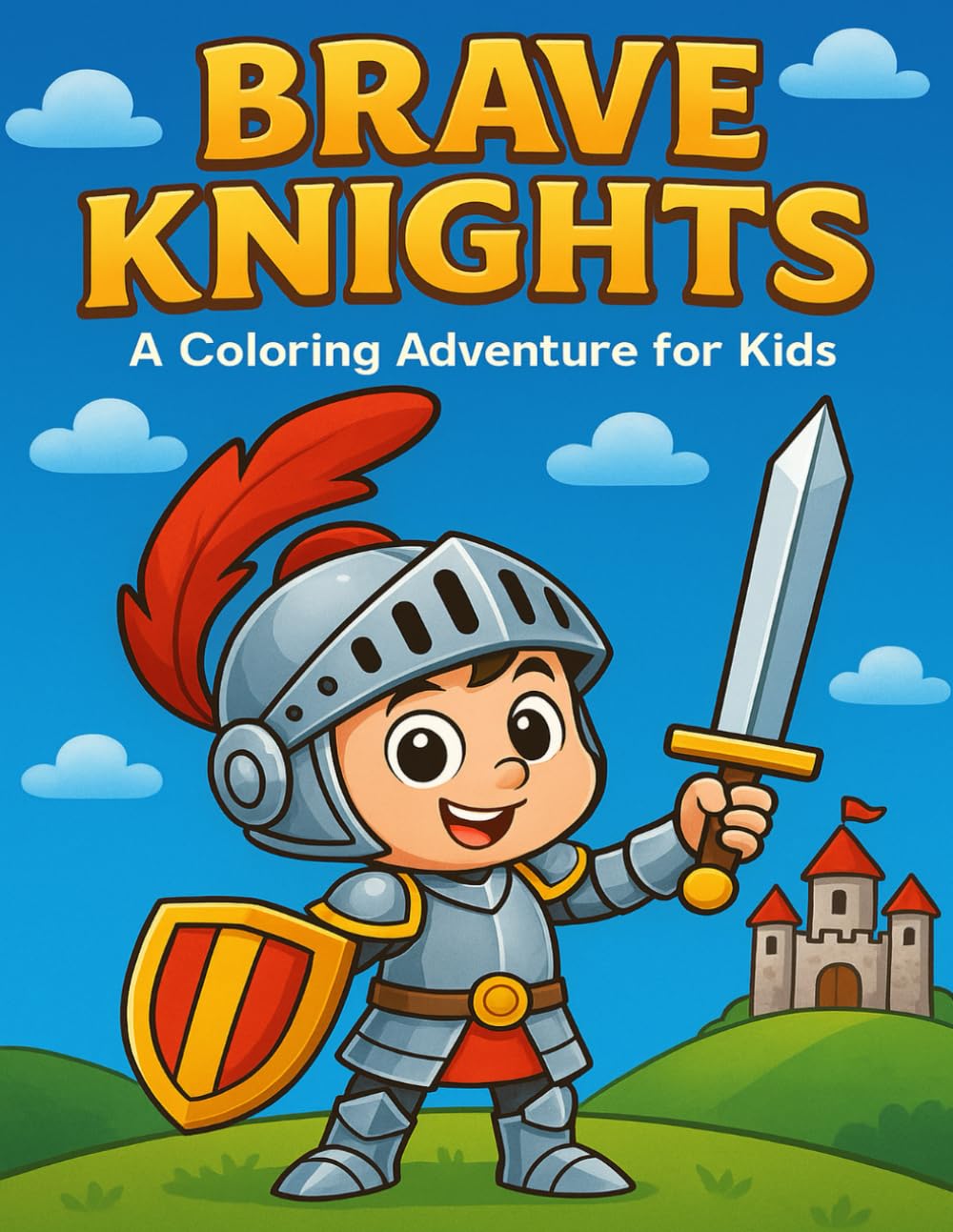 Brave Knights: A Coloring Adventure for Kids