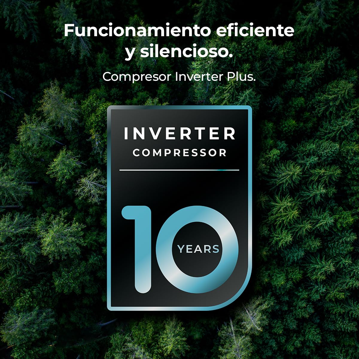 Cecotec Réfrigérateur Combi Total No Frost 336L Bolero CoolMarket Combi 336 Inox A. 201cm Hauteur, Fresh Flex, Humidity Flex, Compresseur Inverter Plus, Basse Consommation, Multi AirFlow, Mode Smart