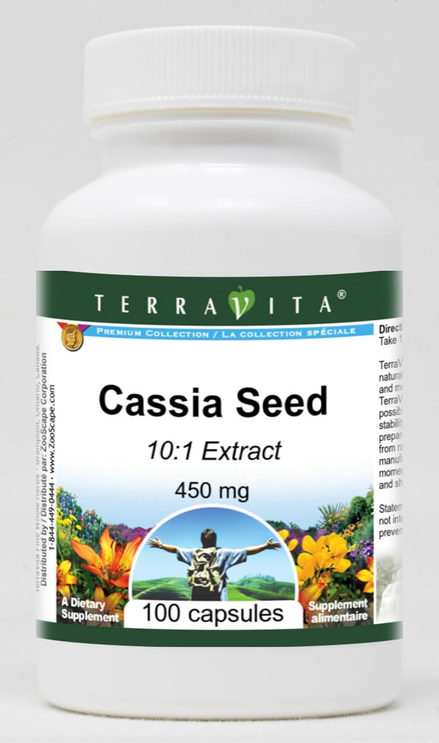 Cassia Seed 10:1-450 mg (100 Capsules, ZIN: 519541)