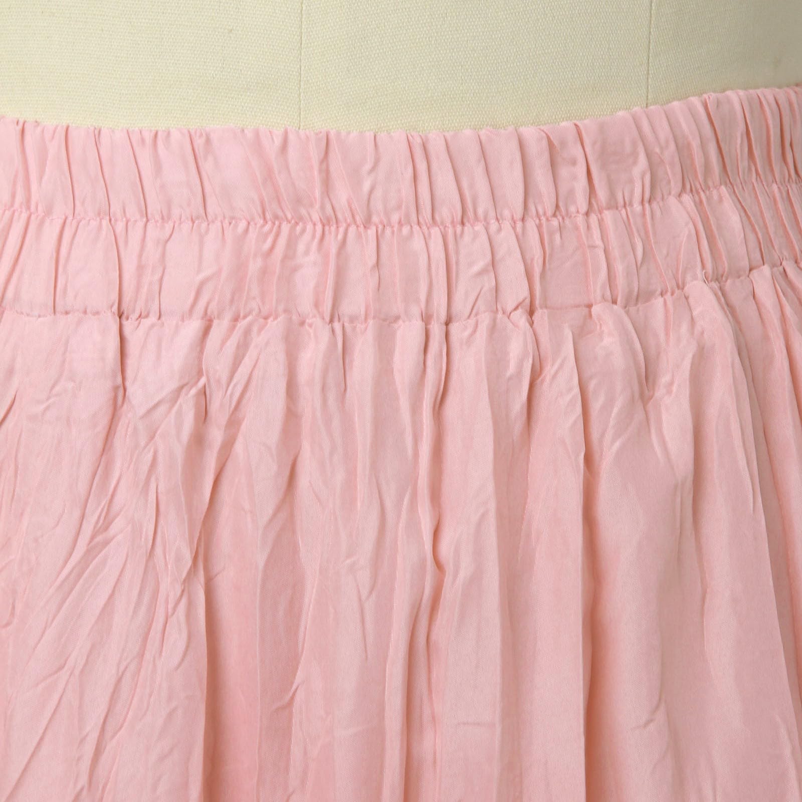 Abito da Donna Casual Vita Alta Pieghe, Stile Sporco, Gonna Lunga Ampia Spiaggia