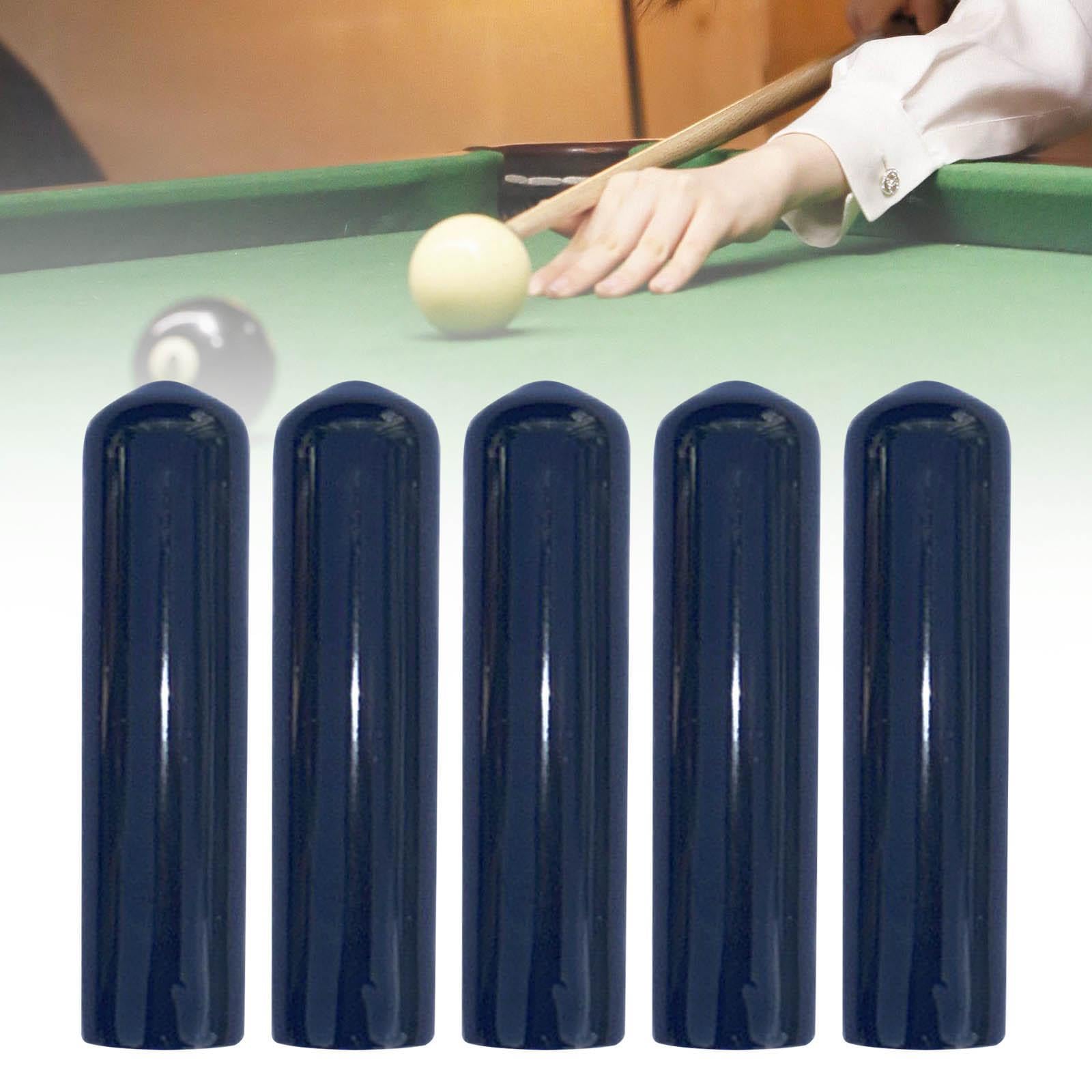 CALANDIS 5 Pieces Pool Cue Tip Covers Billiards Accessories Portable Snooker Tip Caps 10mm | Indoor Games | Billiards | Accessories & Dacor | Cue Care & Tip Tools-picture-27