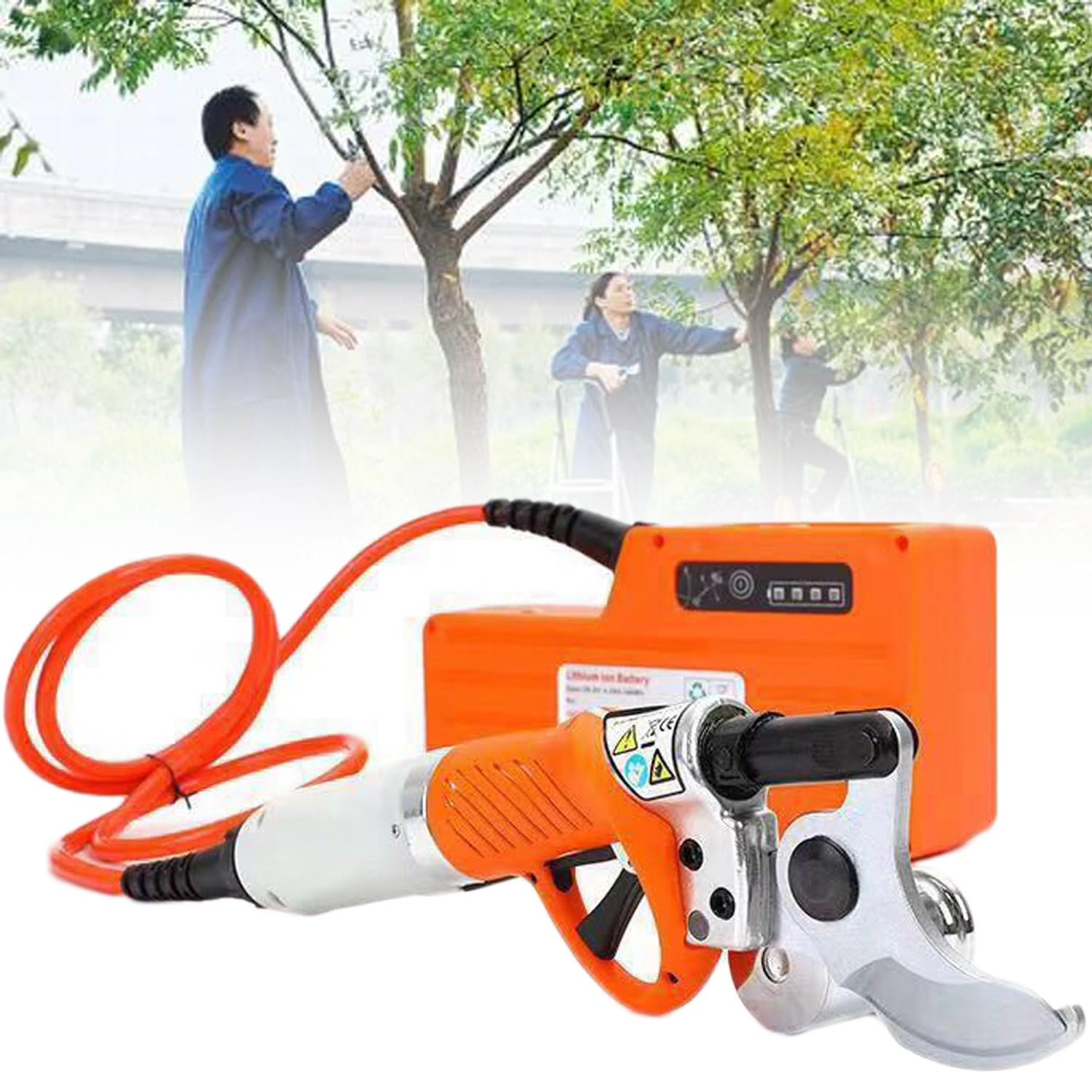 Anxyyds Multicolor Electric Pruning Shears, Cordless Pruning Shear Battery Powered, Tree Branch Pruner