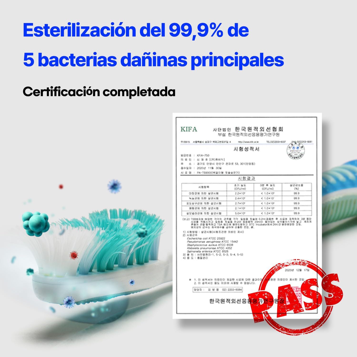 HubiCare Esterilizador Cepillo de Dientes Portátil UV LED, Vida Semipermanente, Estuche Esterilizador Doble LED, Soporte Recargable para Cepillo de Dientes USB (Beige)