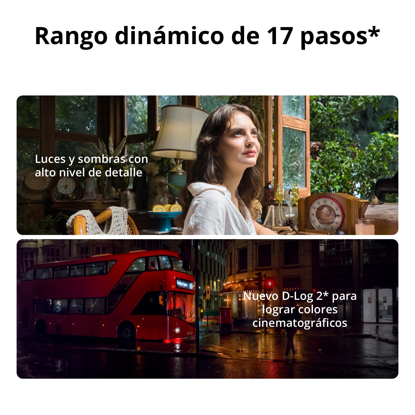 DJI Pack Estándar Osmo Pocket 4P, cámara para Vlogs 4K de Doble Objetivo | Zoom óptico de 3×, zoom de hasta 12×, 4K/240 fps, rango dinámico de 17 pasos, 103 GB de almac. integrado, luz de relleno