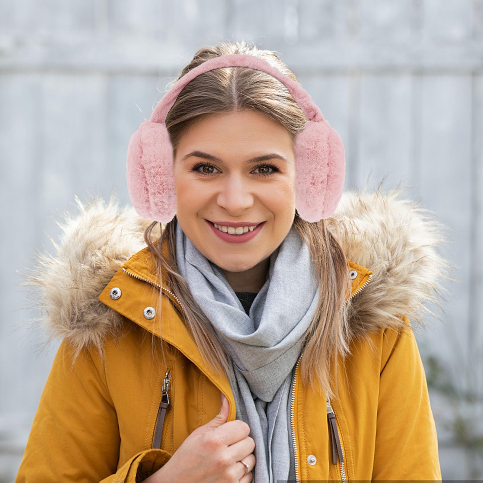 Felpa Cálida Orejeras Plegables 2 Unidades, para Mujer y Hombre
