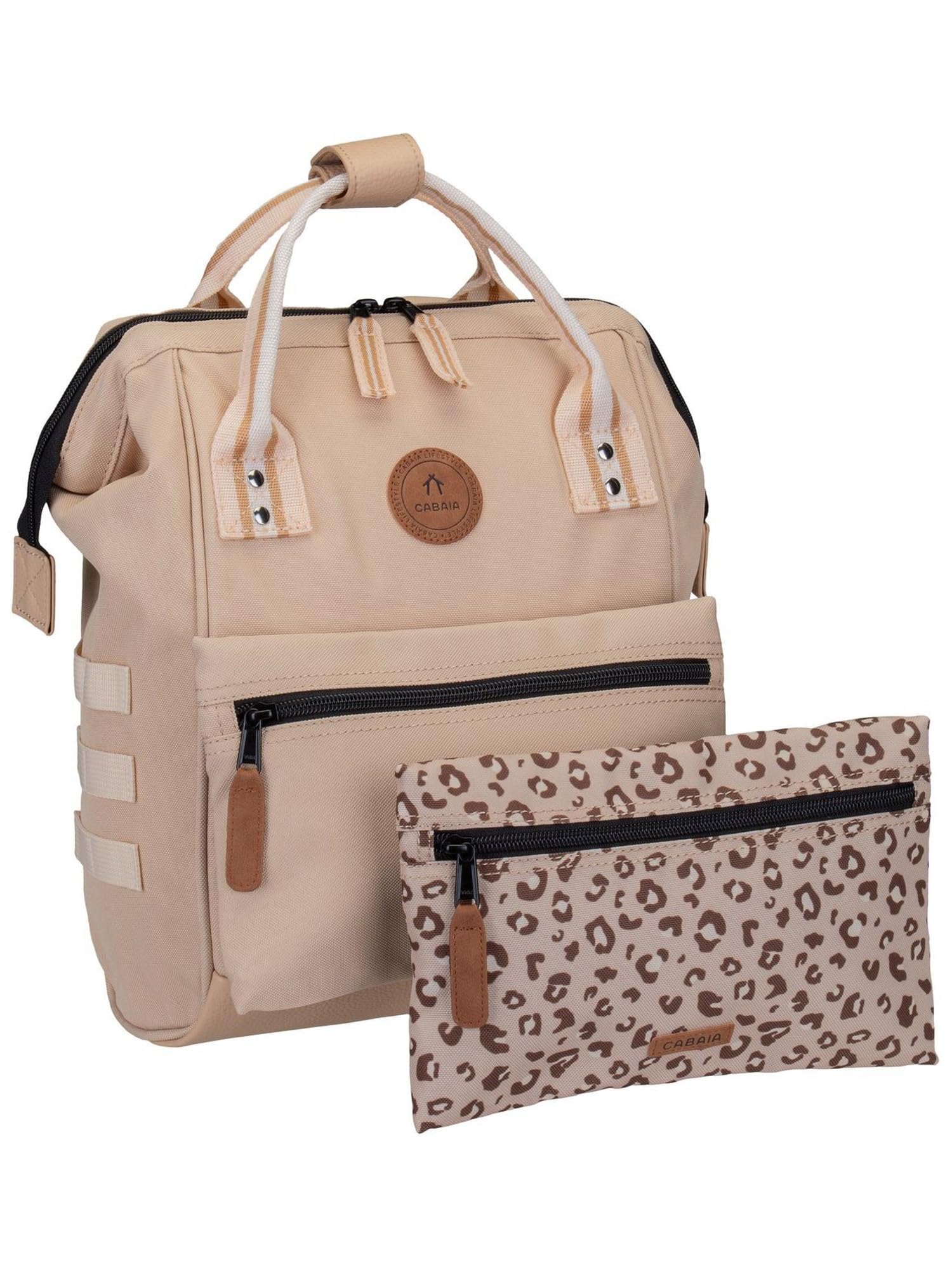 Cabaïa Plecak damski Adventurer beżowy - wodoodporny, lobito, Small 10L, Casual
