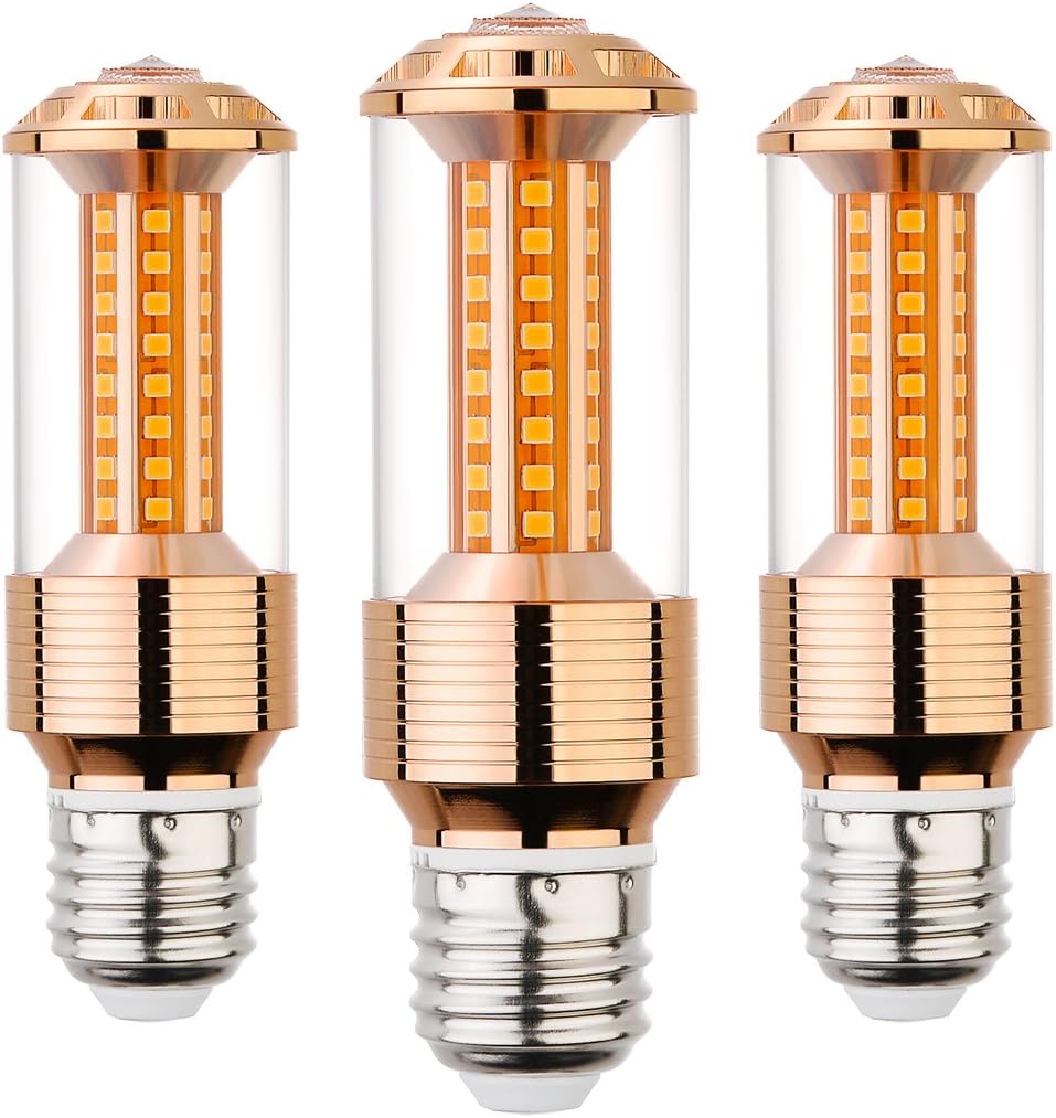 AHEVO (3 Pack E27 LED Corn Bulb,85-265V,12W Warm White LED Light Bulb LED Corn Lamp, 100-120 Watt Light Bulbs Equivalent,E27 Base,1500 Lumens LED Lights,Non-dimmable (GJZT,3000K)