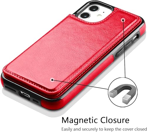 Miniatura 10 de Funda para iPhone 11, delgada, de piel de primera calidad, para iPhone XR, tarjetero a prueba de golpes, funda protectora para Apple iPhone 11 2019