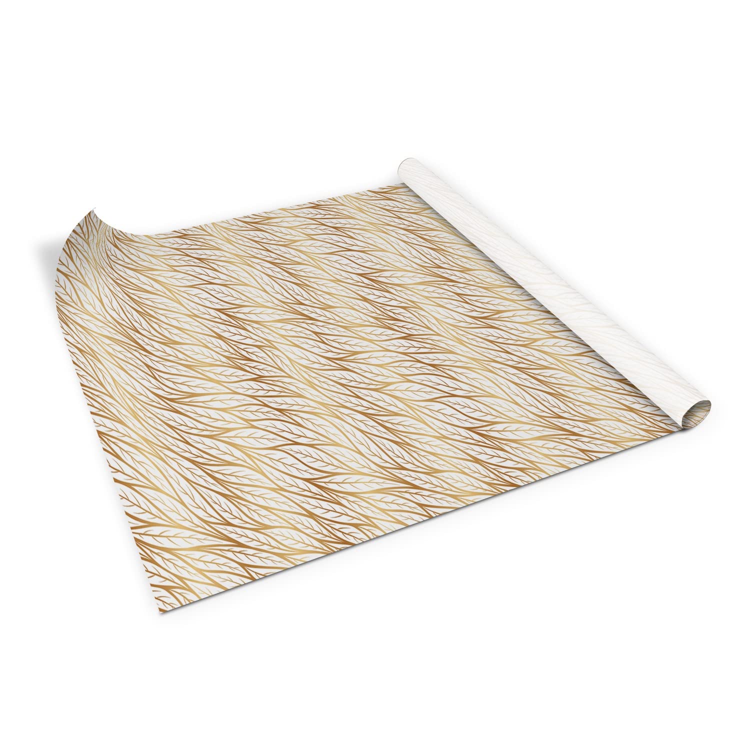 Pegatina 100x50cm de hojas doradas para decorar la cómoda del salón