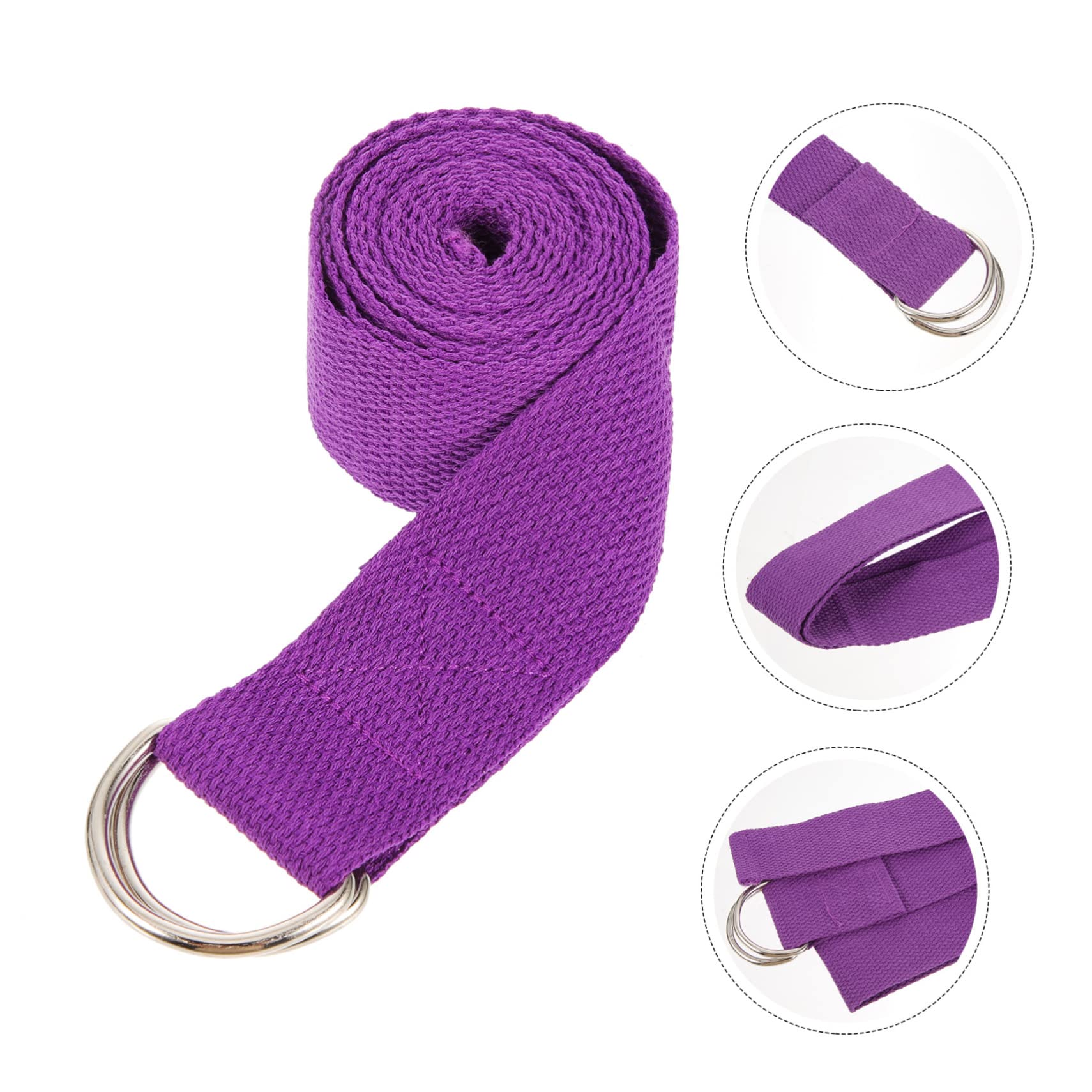 GALPADA Yoga Straps for Stretching 2 Pack Elastic Bands Yoga Stretch Band Professional Stretching Strap Fitness Workout