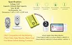 Battery Replacement Rechargeable for VTech Video Baby Monitor Only Compatible with Models BT207695 VM312 VM3251 VM3252 VM3261 Digital Video Baby Infant Monitor Radio Repair Power Issue 900mAH