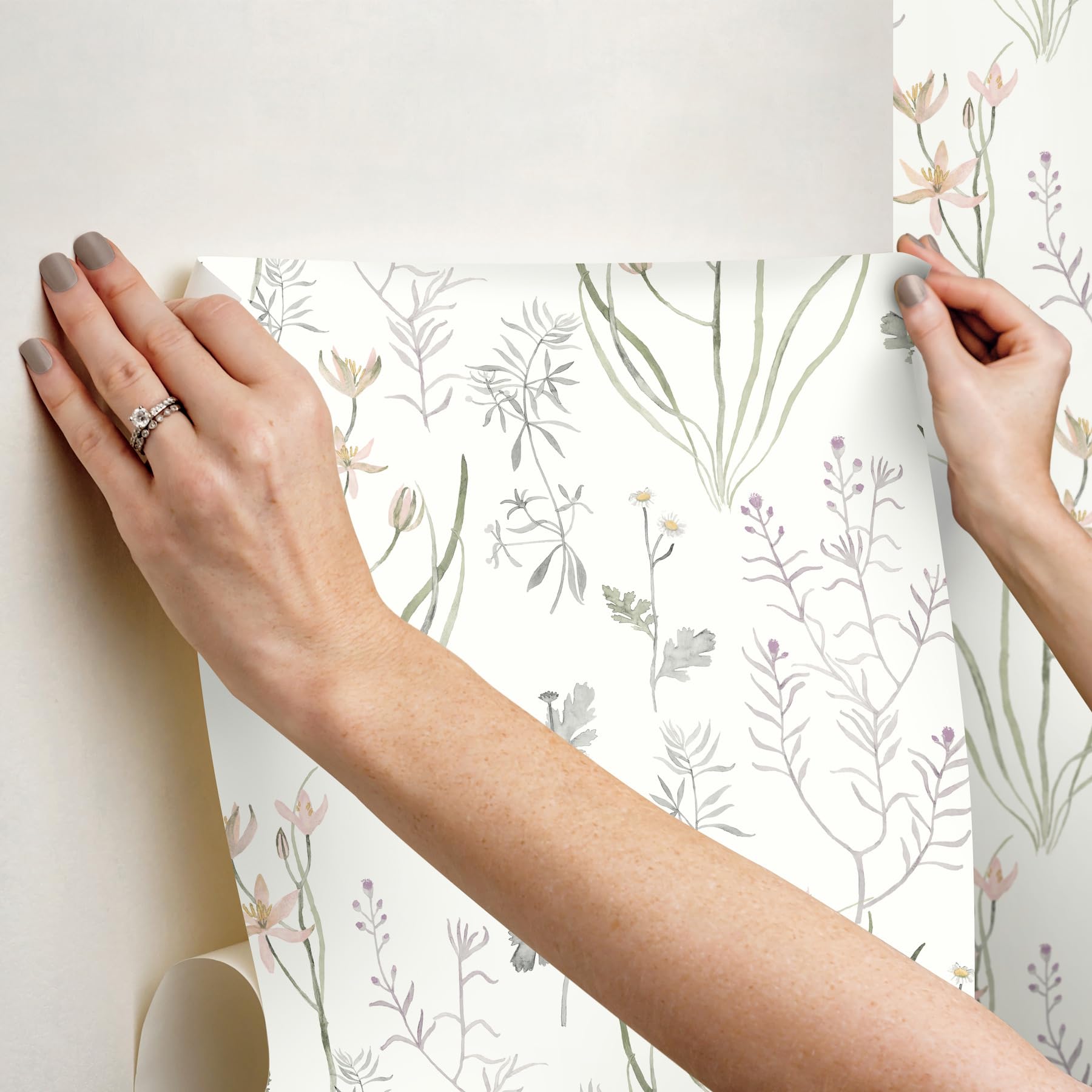 BOTANICAL RINKSページ York Wallcoverings PSW1521RL Lavender Alpine Botanical
