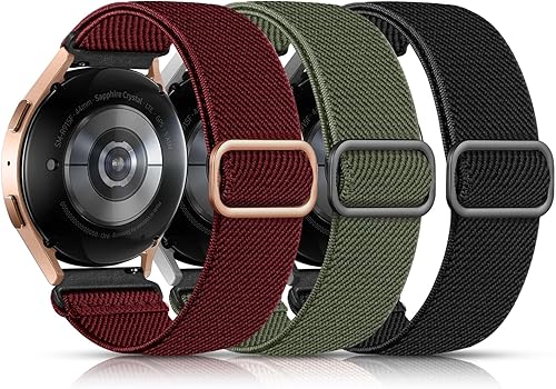 Lerobo Elastic Bands Compatible with Samsung Galaxy Watch 8 7 6 5 4 40mm 44mmGalaxy Watch 8 Classic 6 4 Classic 43mm 47mm 42mm 46mm5 Pro Band