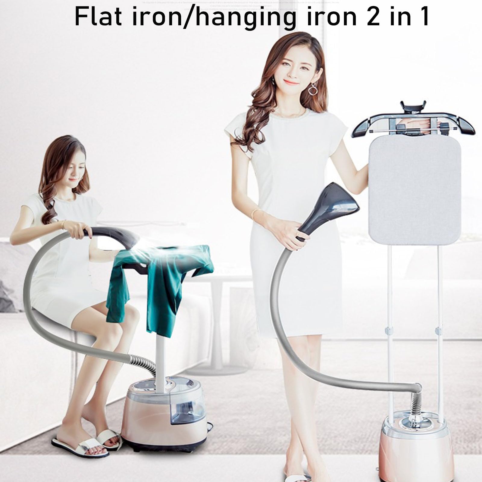 UMJIGF Professional Series Garment Steame, 2000W Powerful Upright Clothes Steamer, Smart Touch Screen, Steam Out in 20 Seconds,