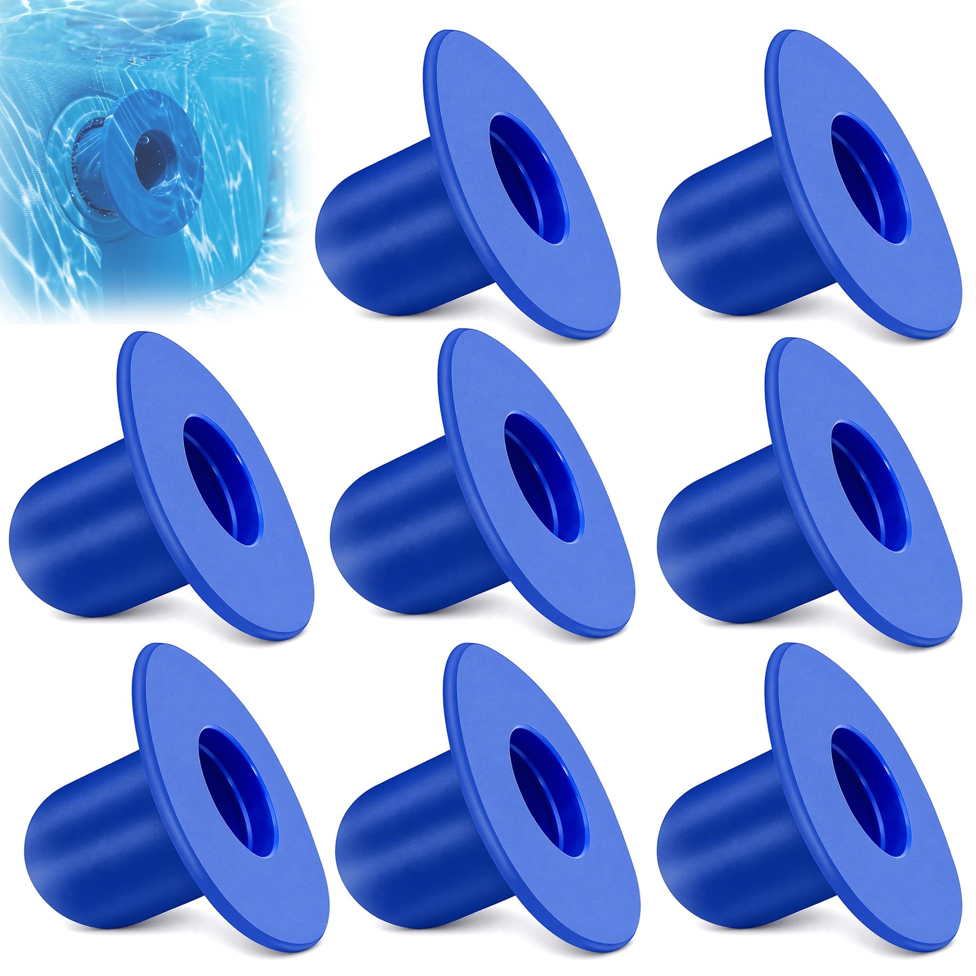 8 Pcs Swimming Pool Wall Plug Replacements