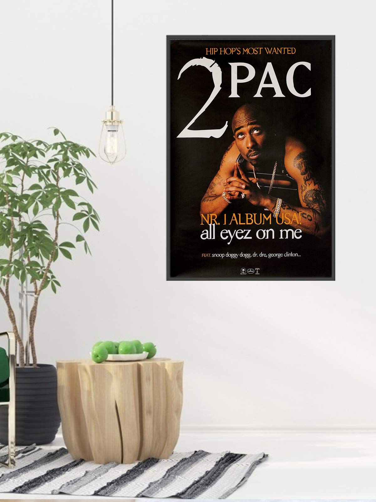 Hip-Hop 2Pac オリジナルパネル Hip-Hop 2Pac オリジナルパネル 2pac