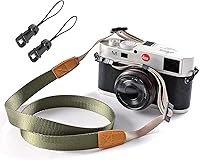 Eorefo Army Green Camera Neck Strap with Quick-Release Buckles - Lightweight Nylon Shoulder Strap for Mirrorless & Compact Cameras