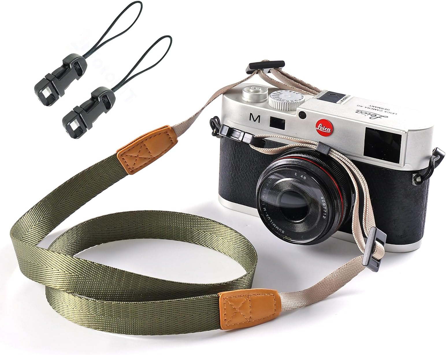 Camera Strap Camera Neck Strap with Quick-release Buckles for Mirrorless Camera.๏ผArmy Green๏ผ