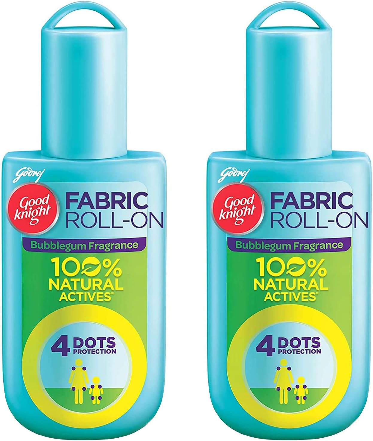 100% Natural Mosquito Repellent Fabric Roll-On | Paediatrician Certified | 8-Hour Protect | Bubblegum - 8 Ml | Pack Of 2, Oil