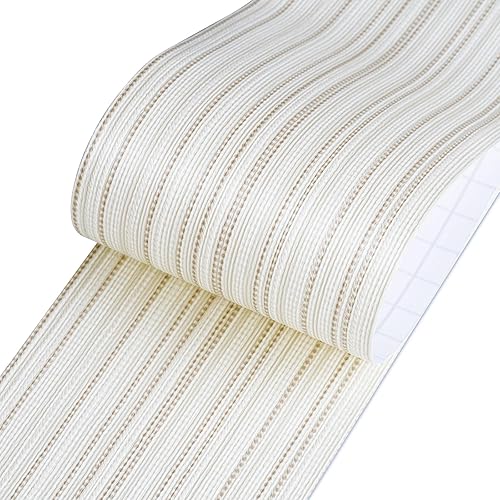 Miniatura 2 de LACHEERY Papel tapiz texturizado de 50 x 3 pulgadas, borde de pared para dormitorio, baño, bordes de espejo, decoración de paredes, sala de estar,